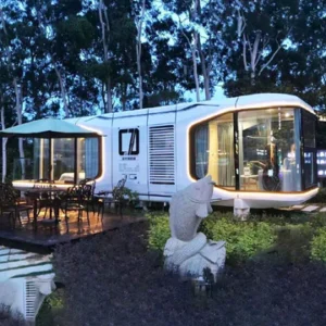 Portable prefabricated homes luxury living capsule house