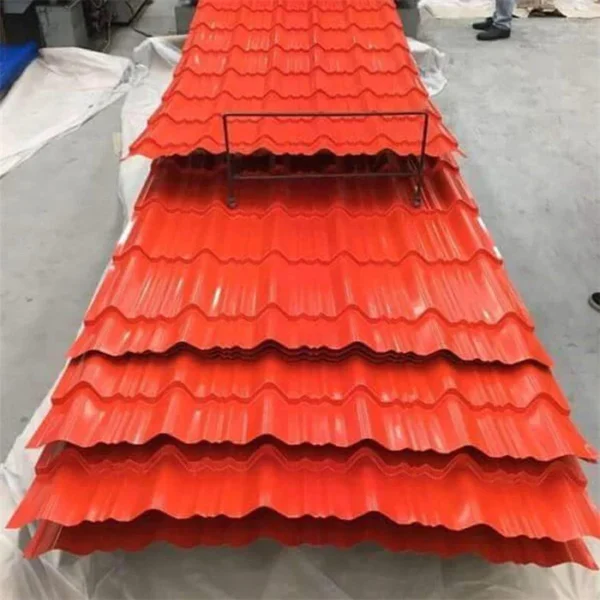 Manufacture Corrugated Galvanised Iron Sheets price per sheet Customized color galvanised steel roofing sheets - Image 2