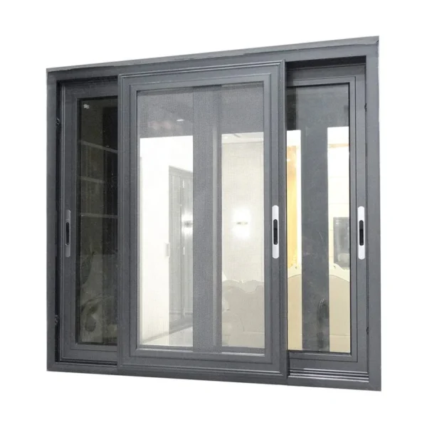 Double glazed aluminium 3 tracks sliding window aluminum windows - Image 2
