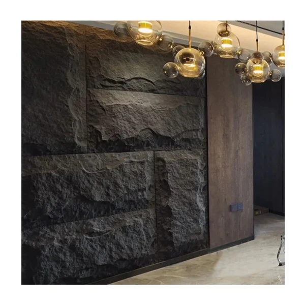 PU polyurethane exterior lightweight faux imitation stone wall foam panels stone siding - Image 4