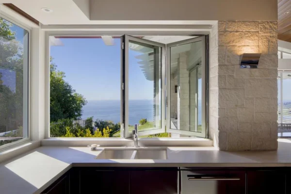 Simple design aluminium windows with mosquito net sliding window - Image 3