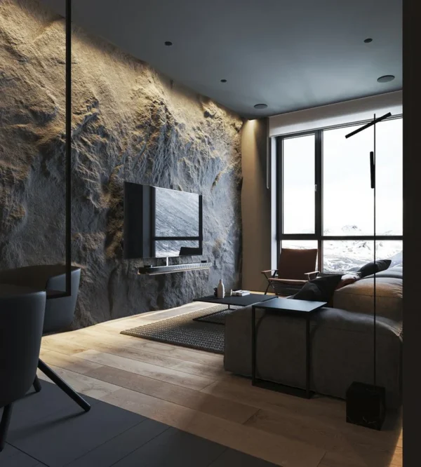 Luxury PU Faux Stone One Panel One Wall Decorative Wall Panel - Image 3