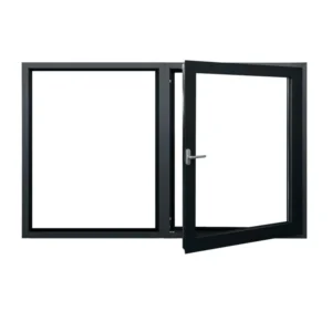 Home high quality aluminium frame fixed glass windows Casement window