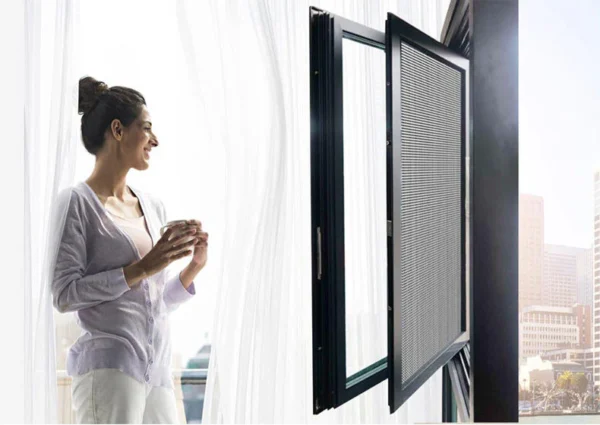 Aluminum Fixed Casement Window Double Glazed Glass Windows and Door Awning Tilt Turn Wood Windows Graphic Design Stainless Steel - Image 3