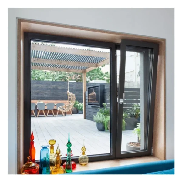 Basement Aluminium casement french windows one pane glass french casement windows - Image 4