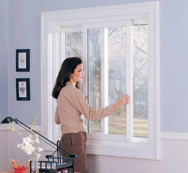 PVC sliding window design UPVC double glazed sliding windows - Image 2