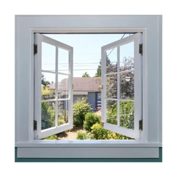 Modern Design French Casement Windows Tempered Glass Casement Aluminum Windows - Image 3