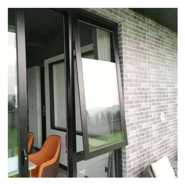 Aluminium Impact Awning Window and Door Double Glazing Tempered Glass Aluminum awning windows - Image 4