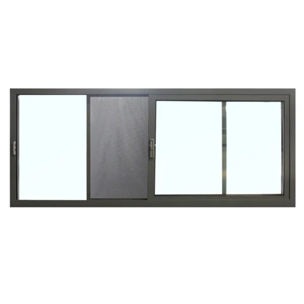 Cheap Price Tempered Glass Window Frame Sliding Simple Design Aluminum Sliding Balcony Window - Image 2