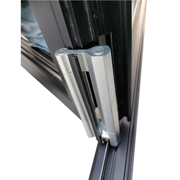 Tempered glass aluminium bi fold Windows balcony exterior sliding accordion Windows - Image 4