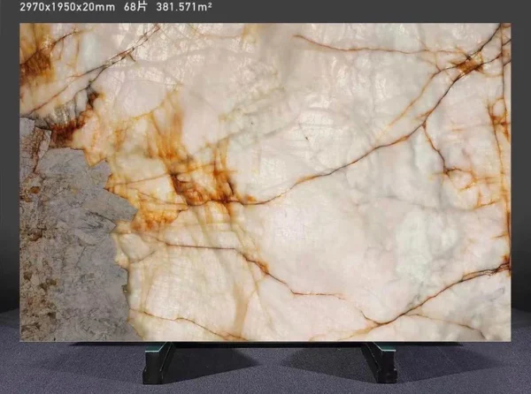 Premium Translucent White Onyx Stone Wall Thin Panels Book Matched For Interior Backlit Design Wall Panels Home Decor Tiles - Image 2