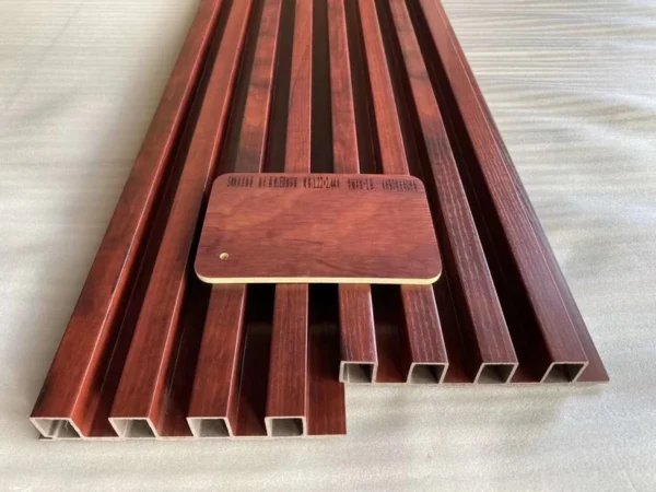 Wooden Grain PVC Wpc Wall Panels Designs for Decoration - Image 4