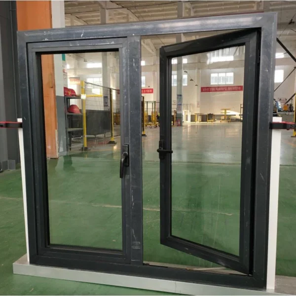 Basement Aluminium casement french windows one pane glass french casement windows - Image 3