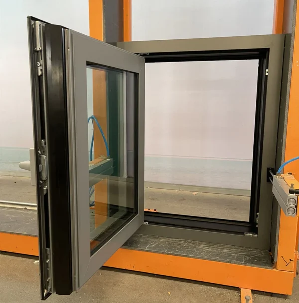 European style high quality energy efficient thermal break aluminum triple glaze passive house windows - Image 4