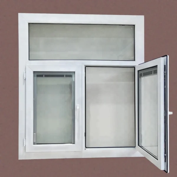 Double glazed PVC window white plastic window upvc casement windows - Image 5