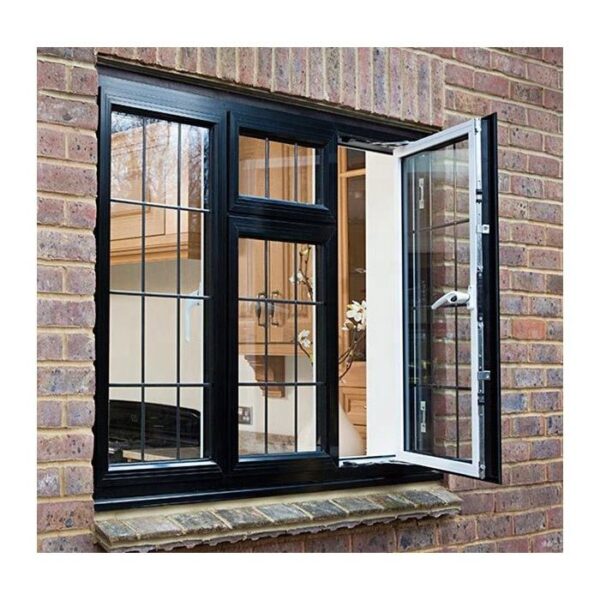 Steel aluminium cheap french casement storm windows open inside casement window push and pull swing windows - Image 5