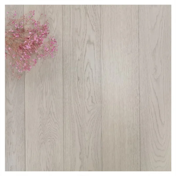 Light Brushed UV Lacquered Oak Engineered Wood Flooring For Residential - Image 6