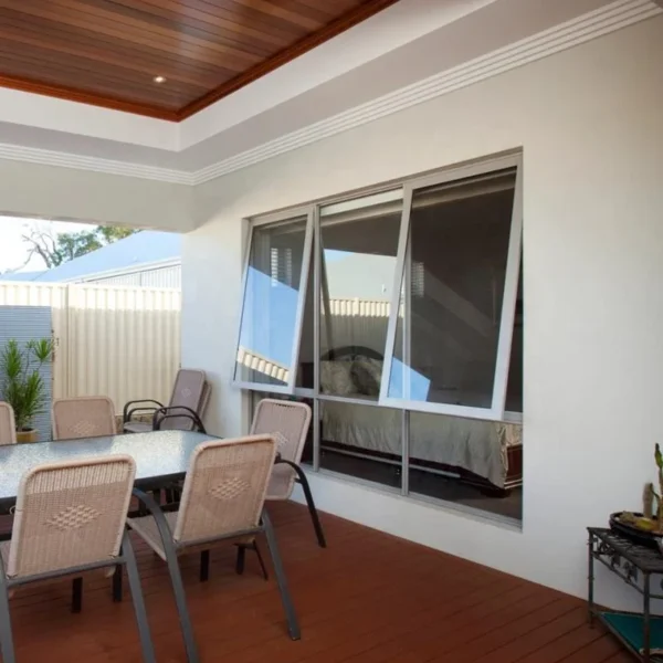 Aluminium Impact Awning Window and Door Double Glazing Tempered Glass Aluminum awning windows - Image 3