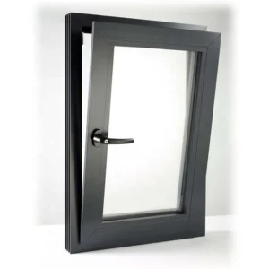 Basement Aluminium casement french windows one pane glass french casement windows