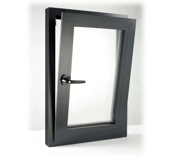 Basement Aluminium casement french windows one pane glass french casement windows