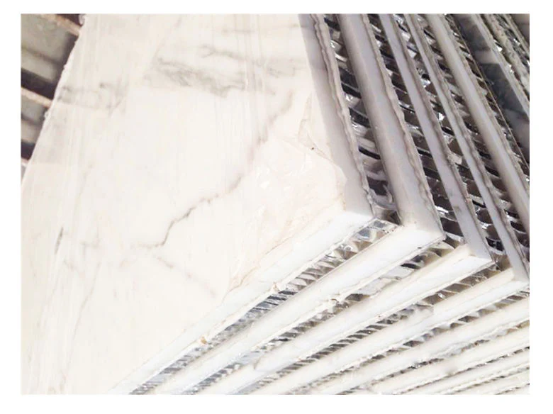 15 + 5 mm marble Wall Decorative Panel Marble Finished Composite Tile Aluminum Stone Honeycomb Panels - Image 4