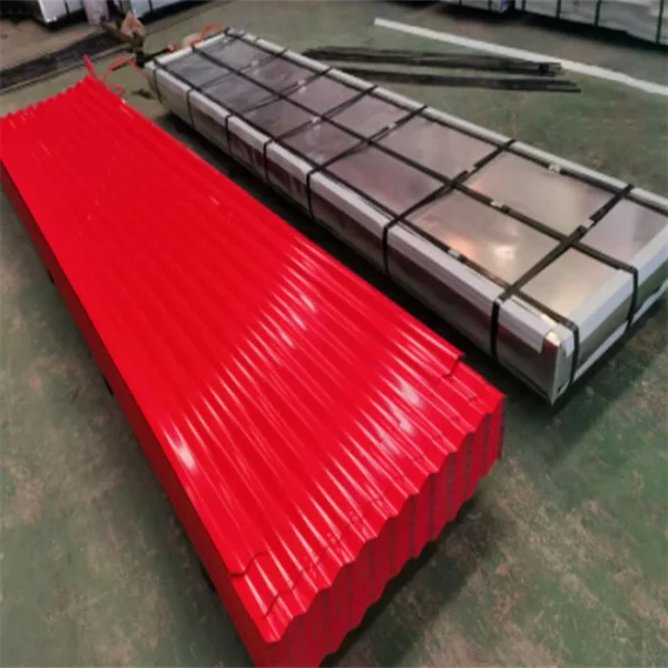 Manufacture Corrugated Galvanised Iron Sheets price per sheet Customized color galvanised steel roofing sheets - Image 4