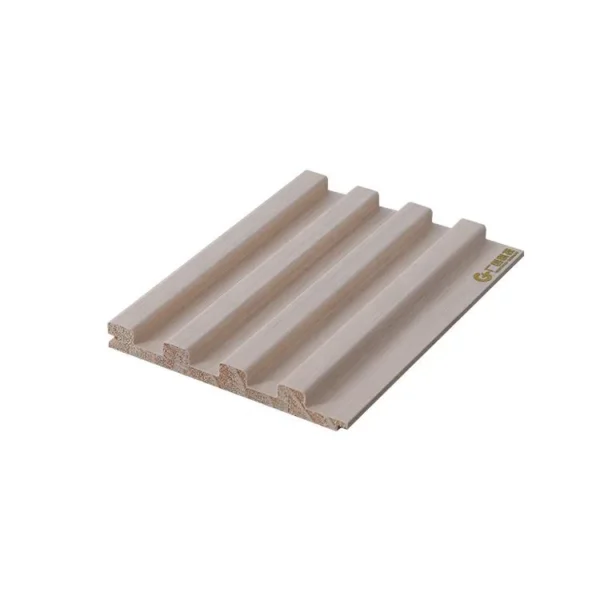 Finish painted ture Engineered Wood Veneer Wall Panels not PVC Decor Interior 3D Wood Slats - Image 5