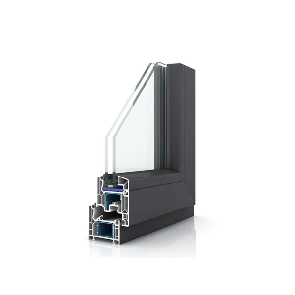 European Style Plastic Folding Windows/Vinyl Folding Windows/Folding Glass Windows - Image 6