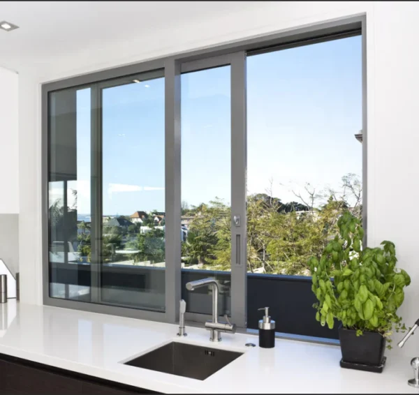 Simple design aluminium windows with mosquito net sliding window - Image 5