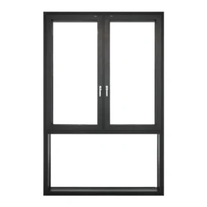 Double glazed window hurricane impact open out aluminum frame windows aluminum casement window