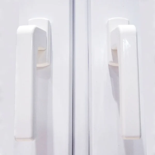 Plastic Windows Doors PVC Windows With Mosquito Net UPVC Swing Windows - Image 3