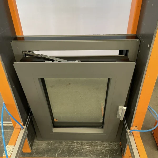 European style high quality energy efficient thermal break aluminum triple glaze passive house windows - Image 2