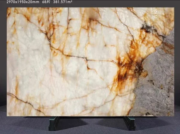 Premium Translucent White Onyx Stone Wall Thin Panels Book Matched For Interior Backlit Design Wall Panels Home Decor Tiles - Image 4