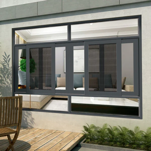 Customized Aluminum Sliding Window Impact Resistant Hurricane Windows And Doors Sliding Glass Windows For Home - Image 2