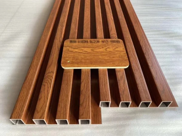 Wooden Grain PVC Wpc Wall Panels Designs for Decoration - Image 2