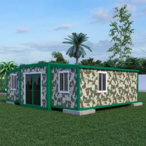 Modern expandable 3 in 1 prefab container house