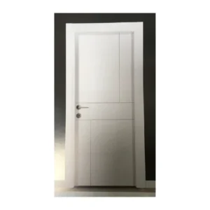 Interior Wooden House Door High Quality Melamine Door for Interior MDF PVC Wood Panel Door Customized Color Size Options Wooden