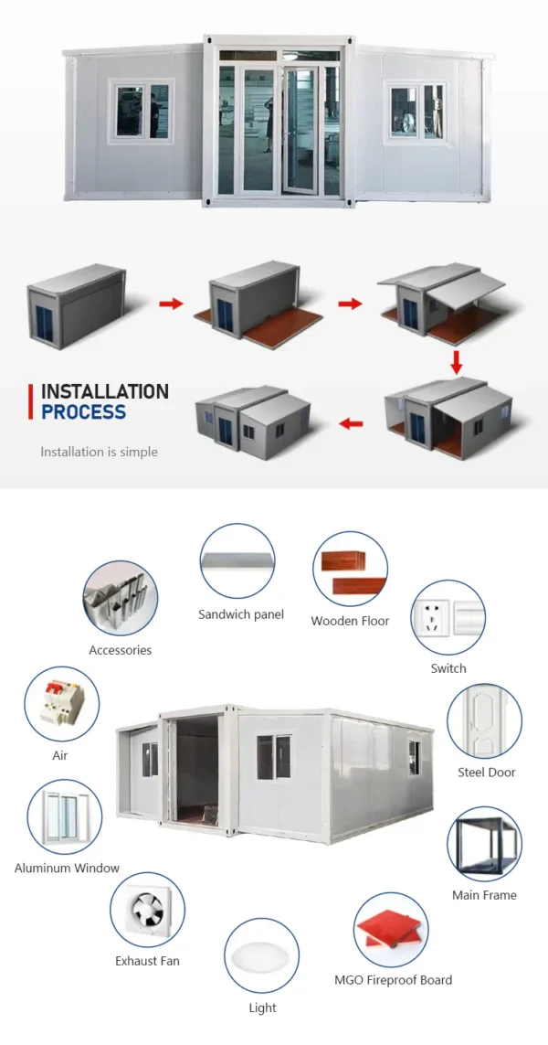 Modular Mobile Prefabricate Frame Container Houses - Image 4